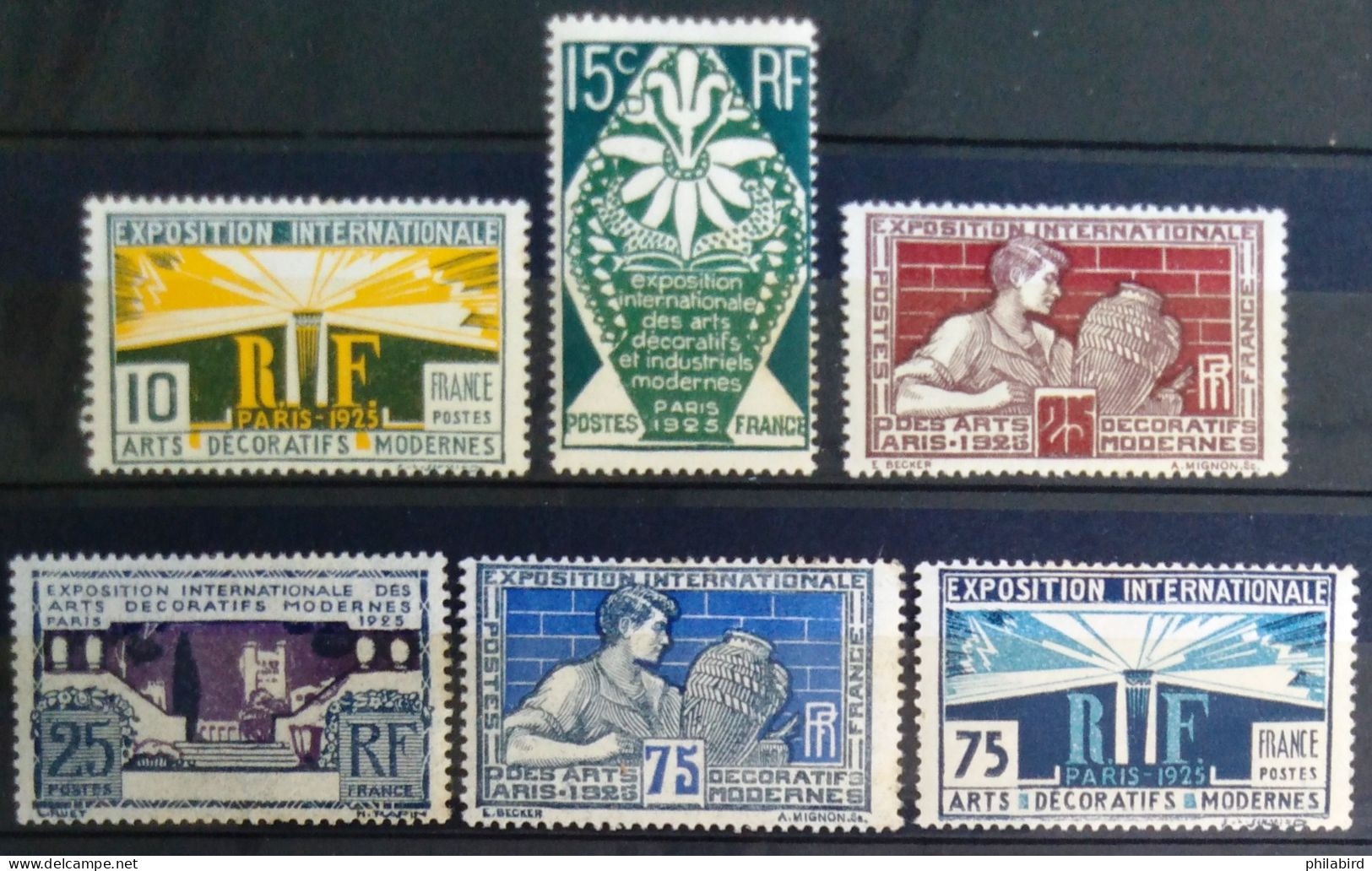 FRANCE                             N° 210/215                           NEUF** - Unused Stamps