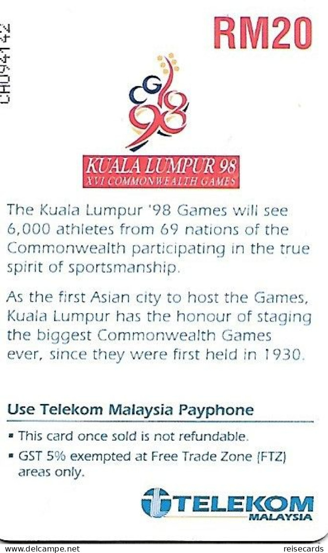 Malaysia: Telekom - Commonwealth Games 98 Kuala Lumpur, Telekom Tower - Malesia