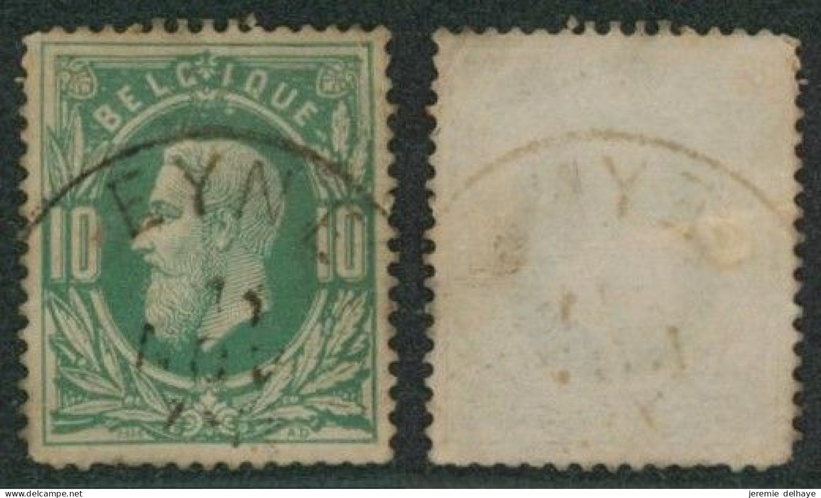 émission 1869 - N°30 Obl Simple Cercle "Eyne"     // (AD) - 1869-1883 Leopoldo II