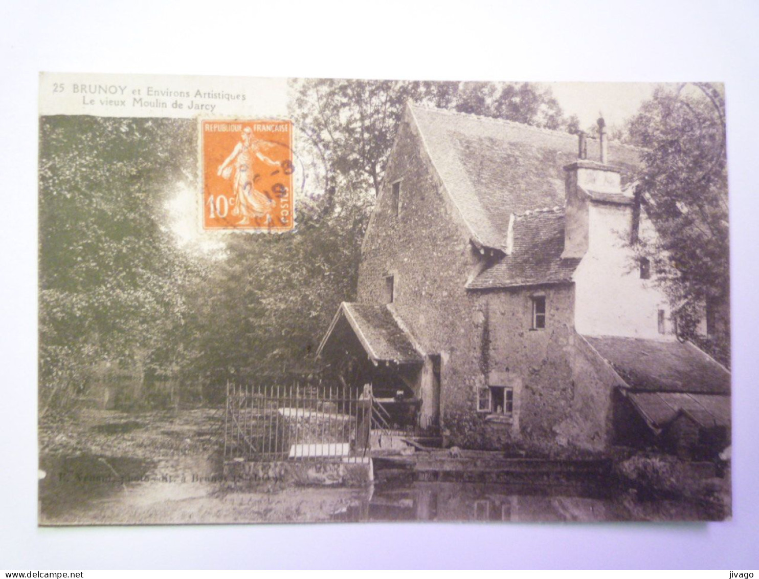 2024 - 1691  BRUNOY  (Essonne)  :  Le Vieux MOULIN De JARCY   1919    XXX - Brunoy