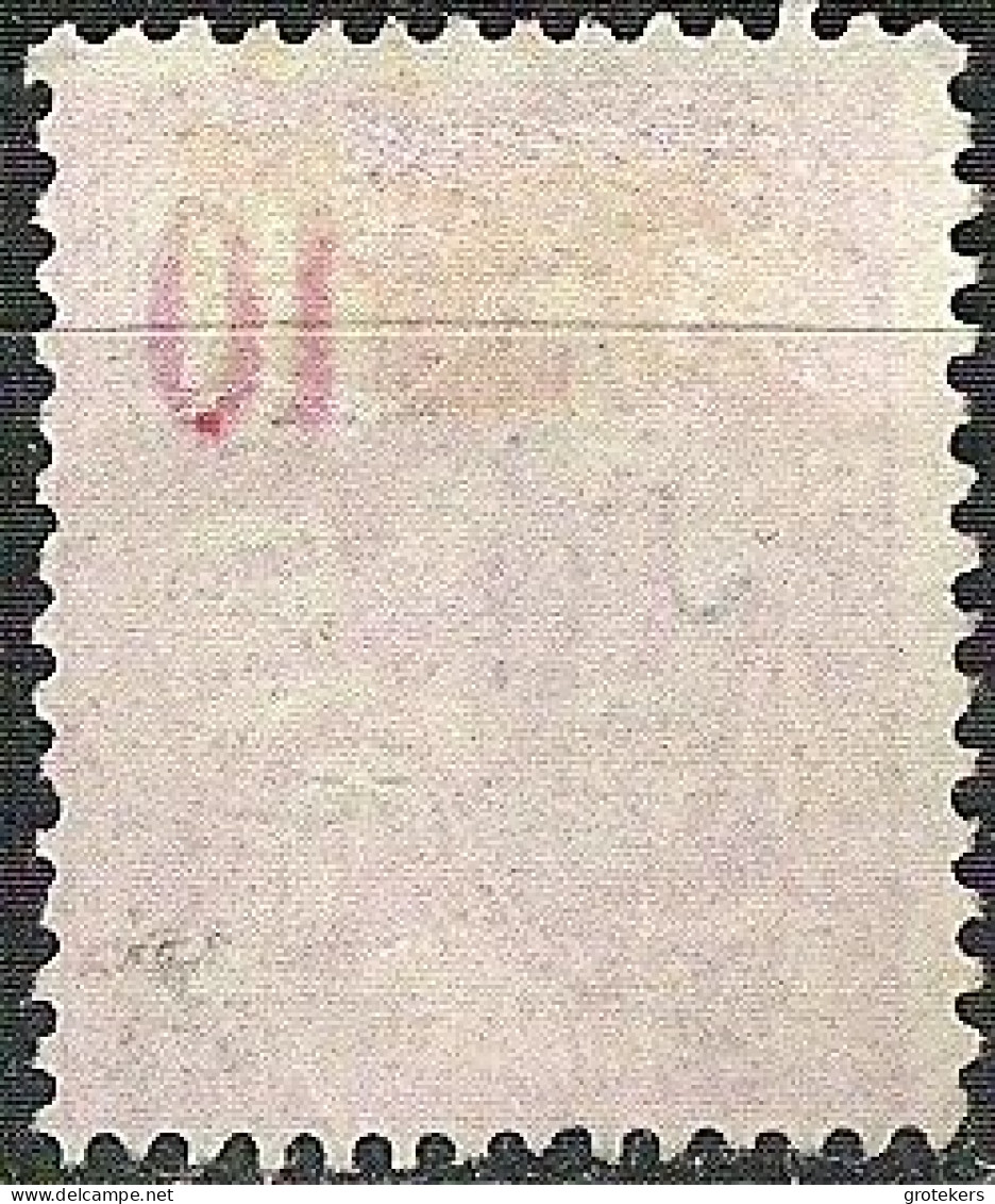 FRANCE Yvert 112 Red Colour In The 10 Is Partly Missing - Oblitérés