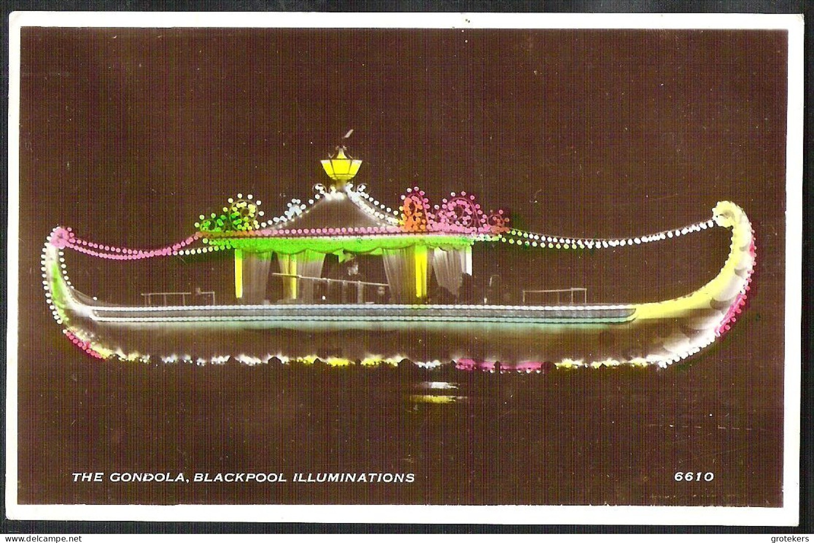 BLACKPOOL Illuminations The Gondola - Blackpool