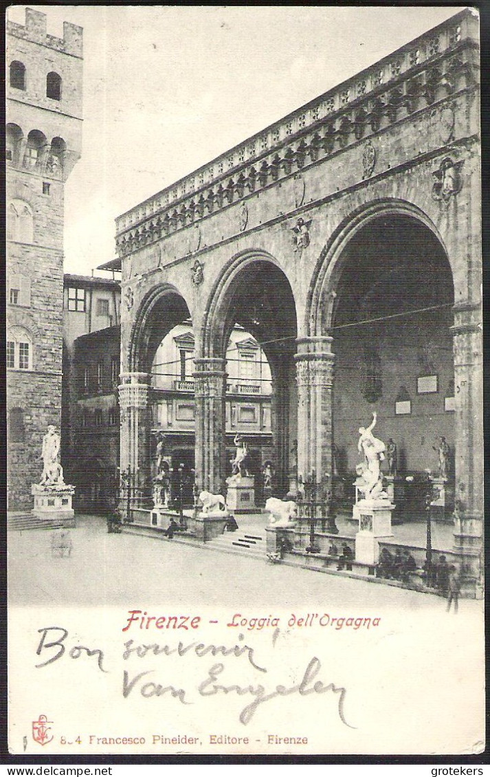 FIRENZE Loggia Dell’ Orgagna 1905 - Firenze (Florence)