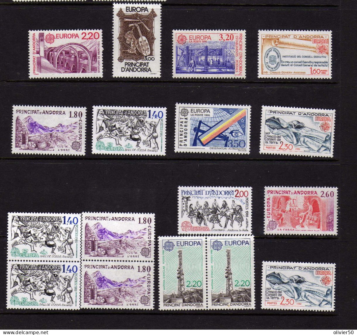 Andorre Francaise - Europa  -Neufs** - MNH  - - Unused Stamps