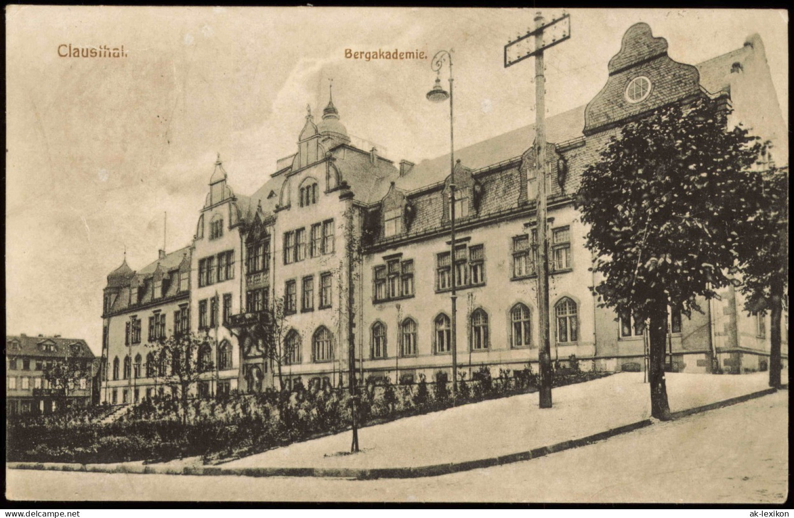 Ansichtskarte Clausthal-Zellerfeld Bergakademie. 1925 - Clausthal-Zellerfeld