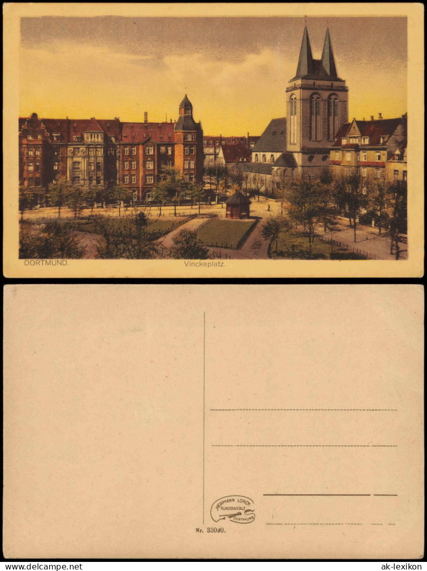 Ansichtskarte Dortmund Vinckeplatz 1918 - Dortmund