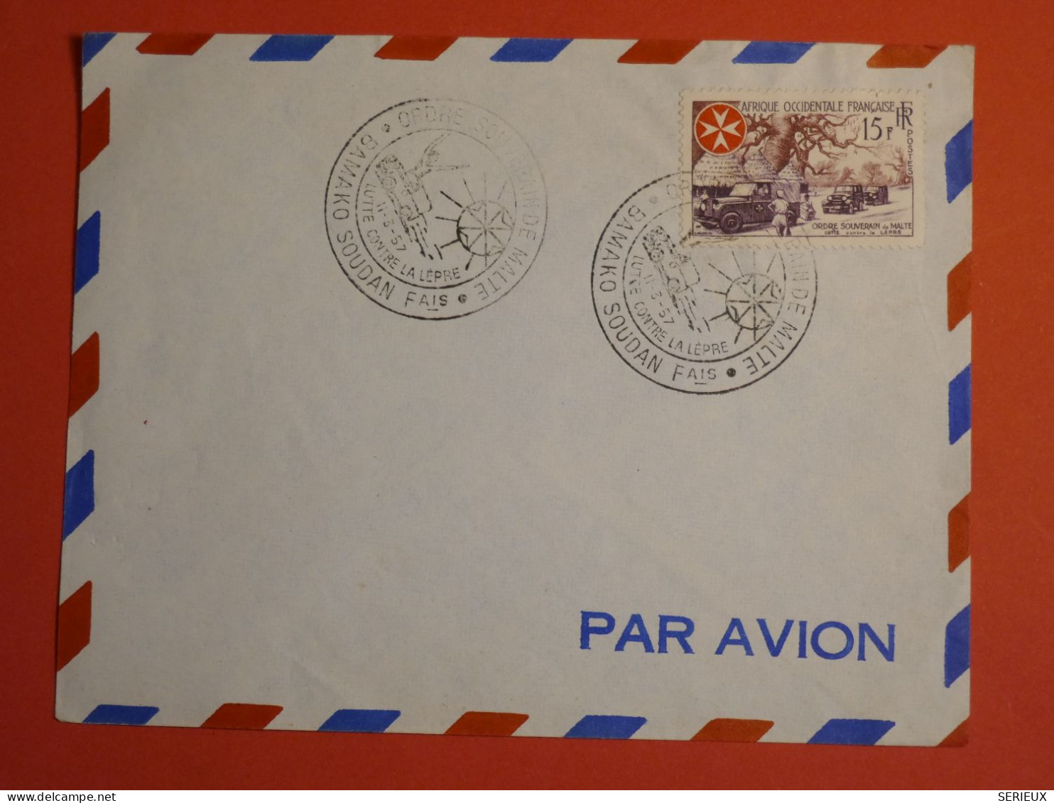 DO 1  AOF SOUDAN BELLE   LETTRE  1957   + + AFF. INTERESSANT +++ - Covers & Documents
