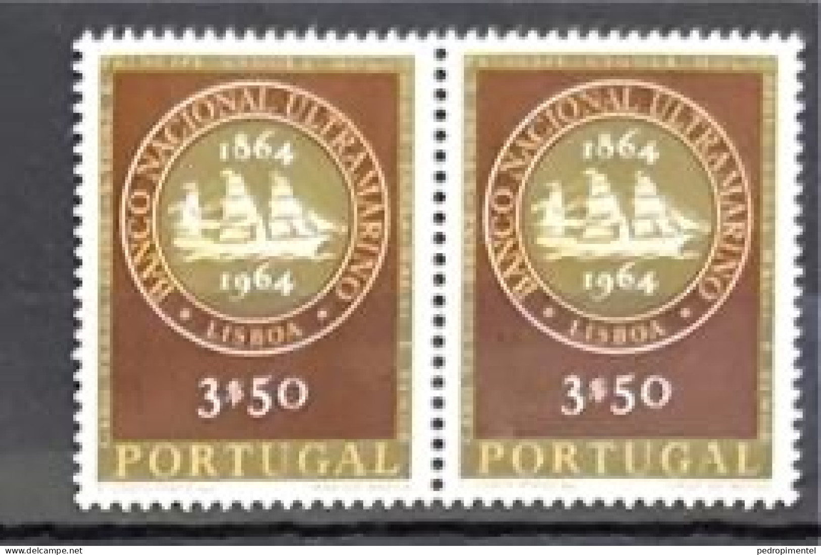 Portugal 1964 "Banco Nacional Ultramarino" Condition MNH #931-933 (pair) - Neufs
