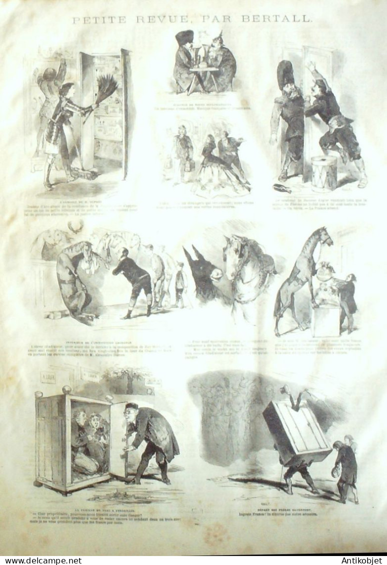 Le Journal Illustré 1865 N°95 Morlaix (29) Bertall Delangle Et Guizot - 1850 - 1899