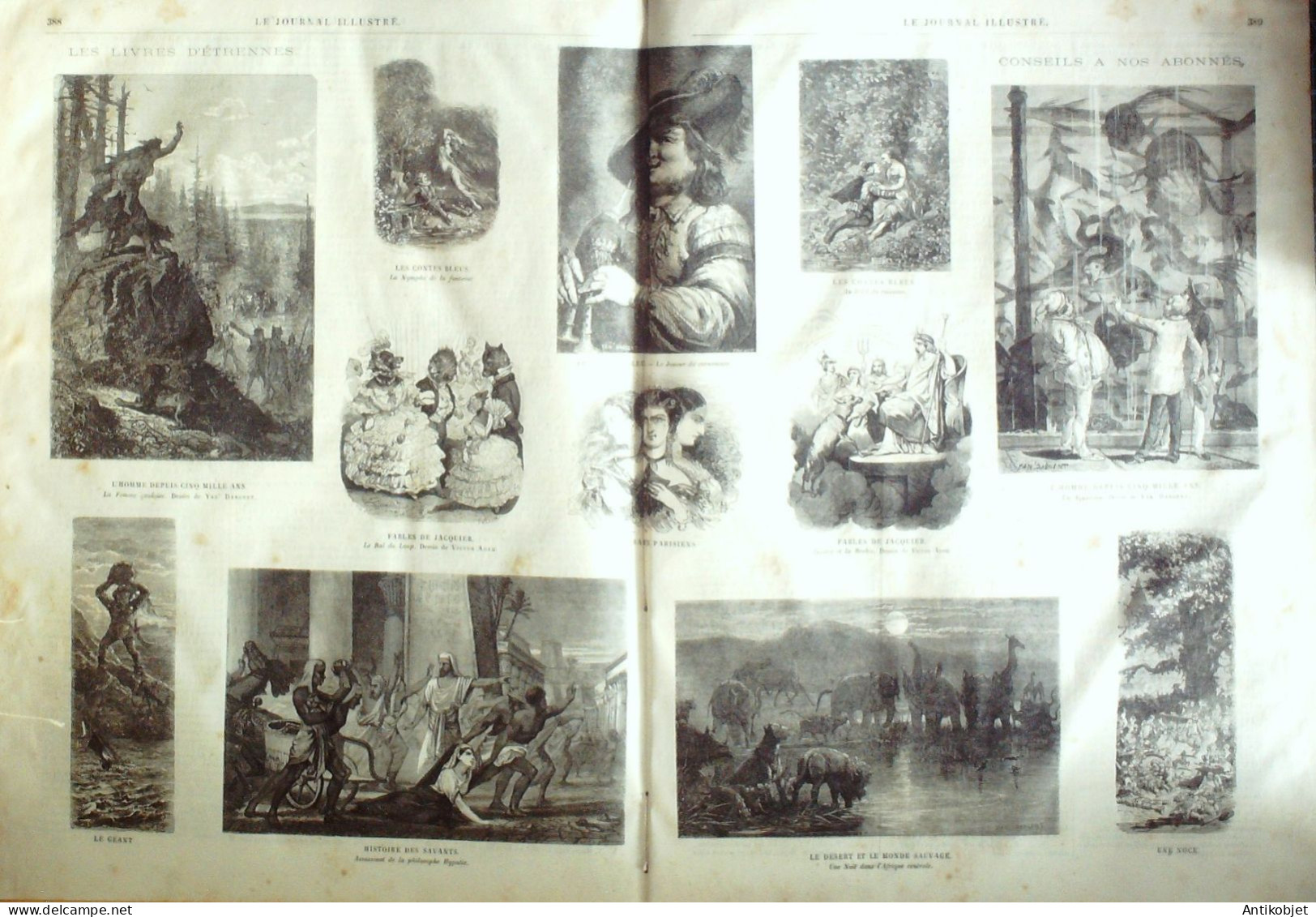 Le Journal Illustré 1865 N°95 Morlaix (29) Bertall Delangle Et Guizot - 1850 - 1899