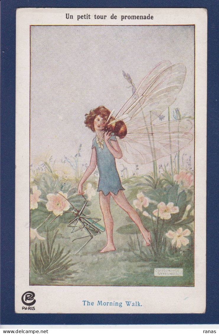 CPA Elfe Fée Femme Papillon Non Circulée - Fairy Tales, Popular Stories & Legends