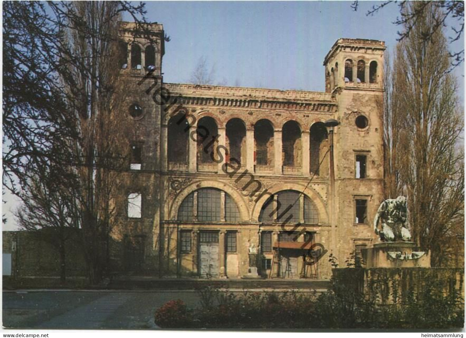 Berlin-Tiergarten - Ehemaliger Hamburger Bahnhof - Invalidenstr. 50/51 - Seit 1945 Unzugänglich - AK-Grossformat - Verla - Tiergarten