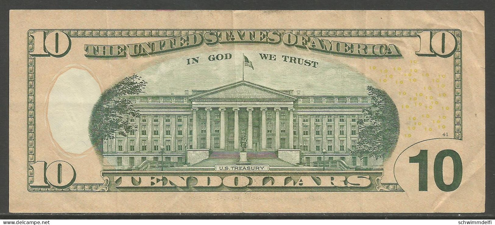 ESTADOS UNIDOS - VEREINIGTE STAATEN VON AMERIKA - 10 DOLLAR / DOLARES - SERIES 2006 - EBC - SEHR SCHON - VERY FINE - Federal Reserve (1928-...)