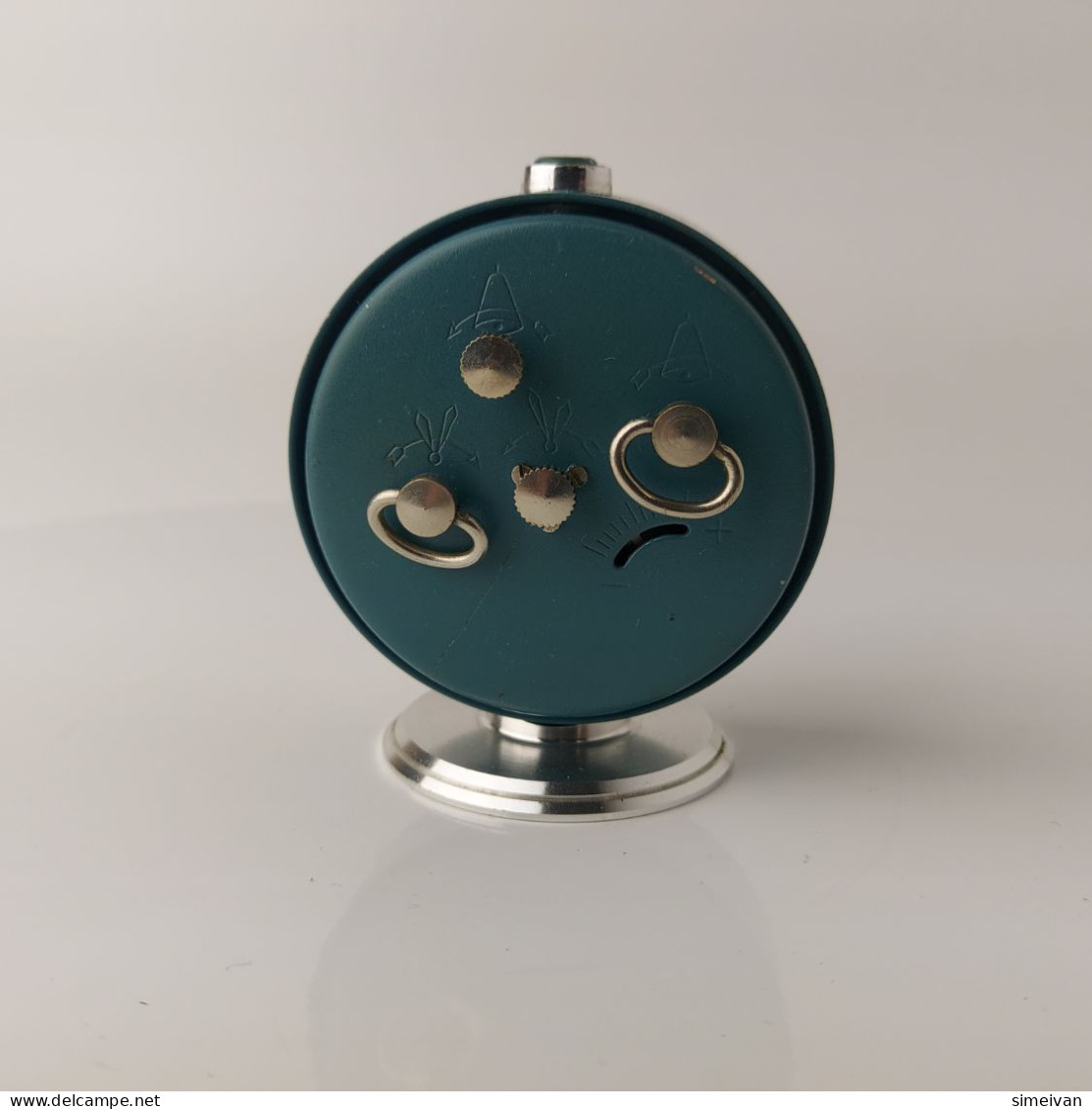Vintage Mechanical Alarm Clock Slava 11 Jewels Russian Russia Soviet USSR  #5556 - Alarm Clocks