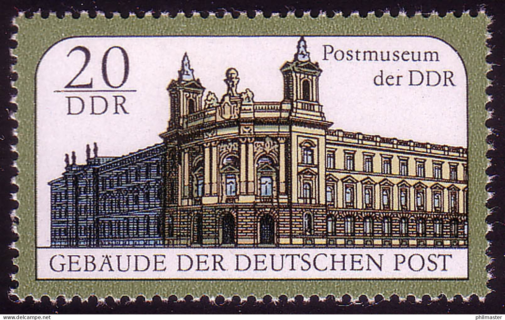 3146 Gebäude Der Deutschen Post 20 Pf ** - Ongebruikt