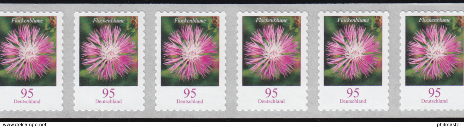 3483 Flockenblume 95 Cent Sk 11er-Übergang 2/3-stellig 95-100-105, ** - Rollo De Sellos