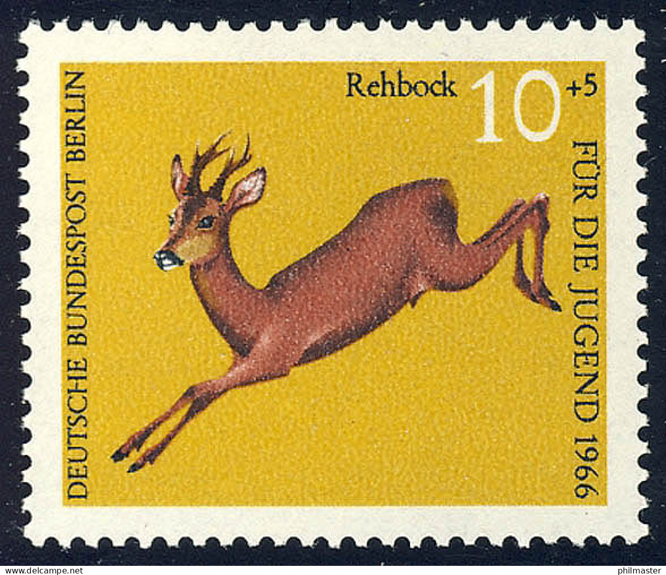 291 Hochwild 10+5 Pf Rehbock ** - Unused Stamps