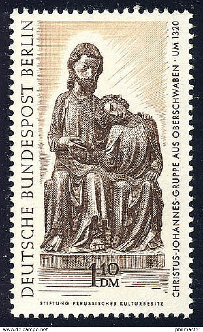 308 Kunstschätze 1,10 DM Christus-Johannes-Gruppe ** - Unused Stamps
