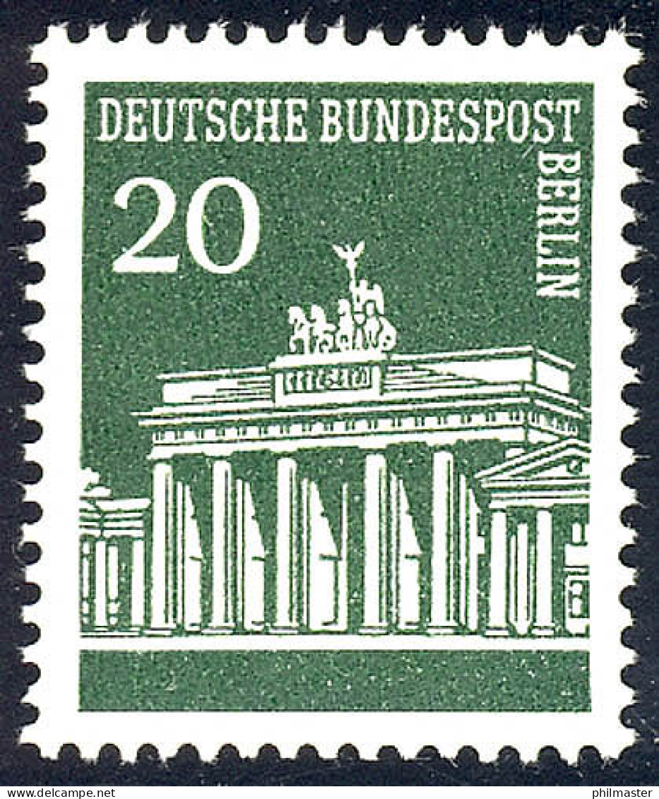 287 Brandenburger Tor 20 Pf ** - Neufs