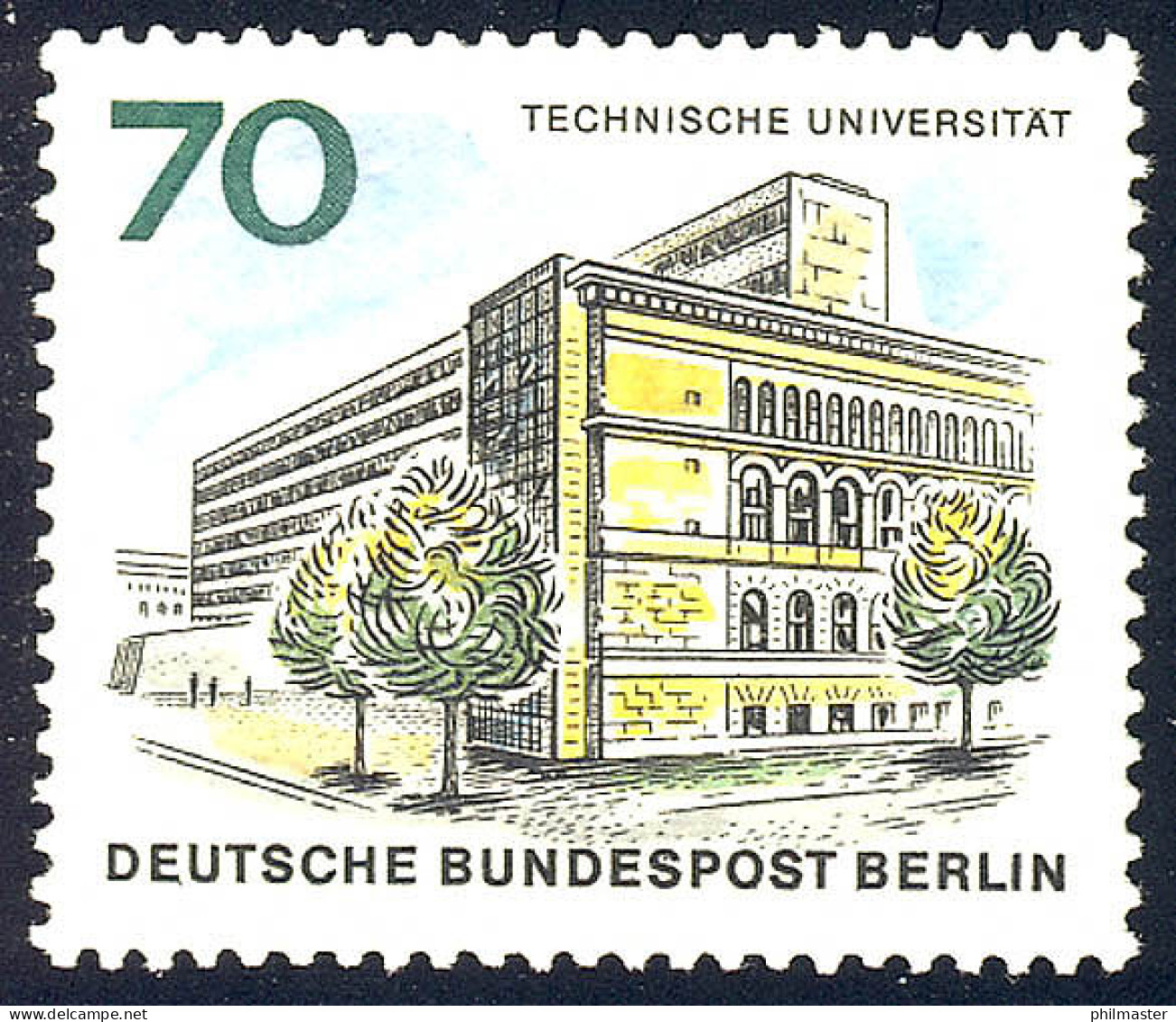 261 Das Neue Berlin 70 Pf Technische Universität ** - Unused Stamps