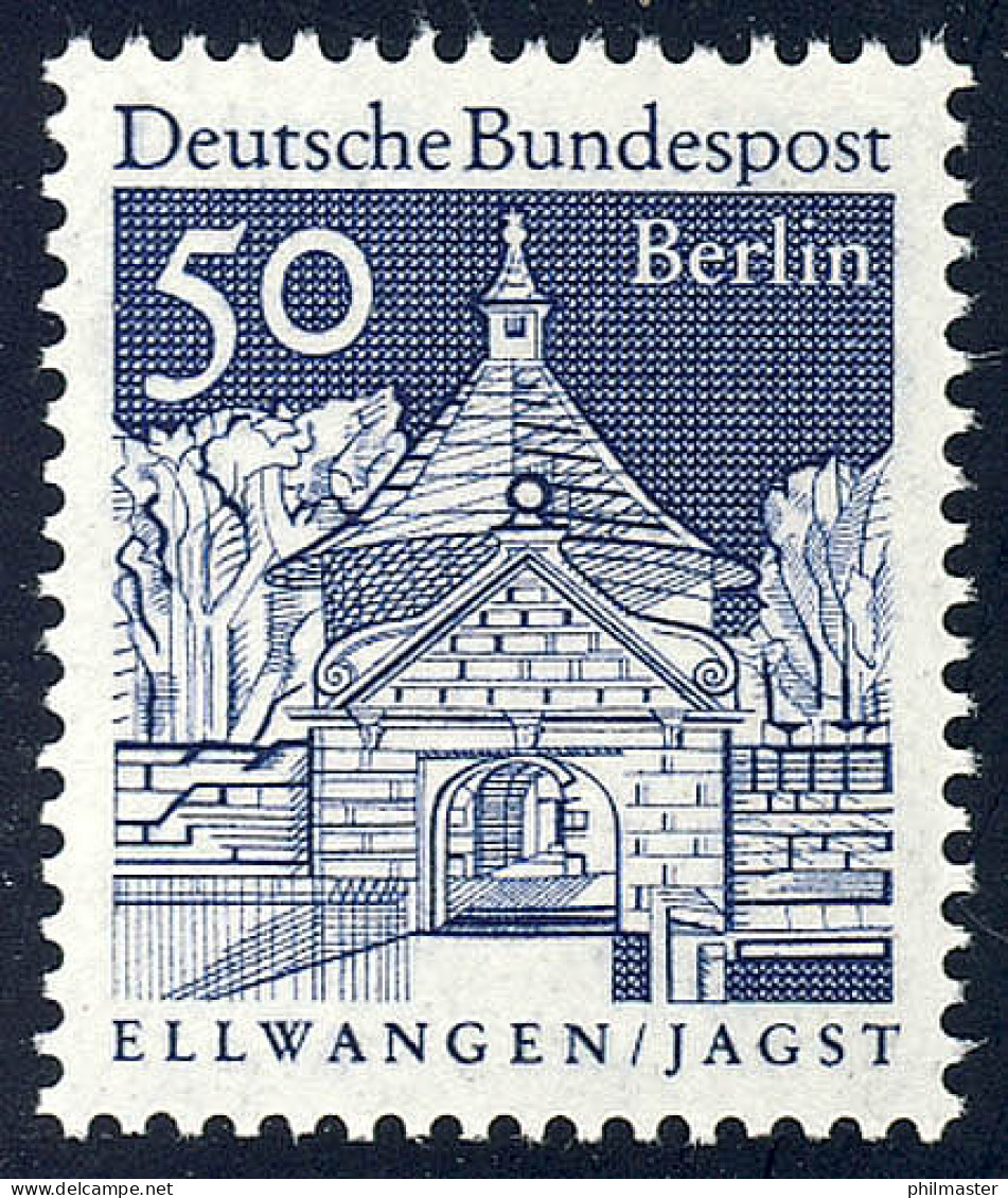 277 Deutsche Bauwerke 50 Pf Schloßtor Ellwangen ** - Unused Stamps