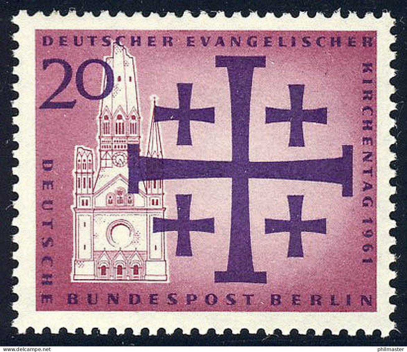 216 Evangelischer Kirchentag 20 Pf ** - Unused Stamps