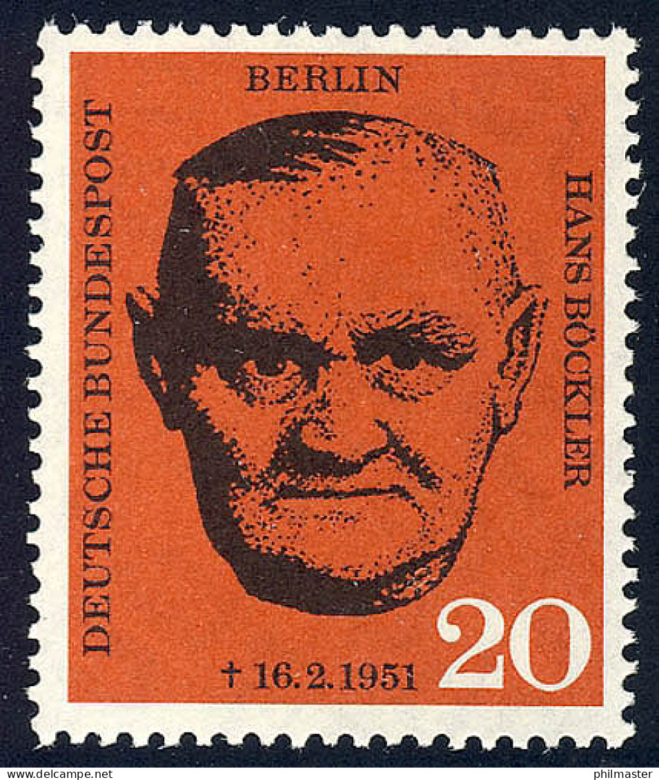 197 Hans Böckler ** - Unused Stamps