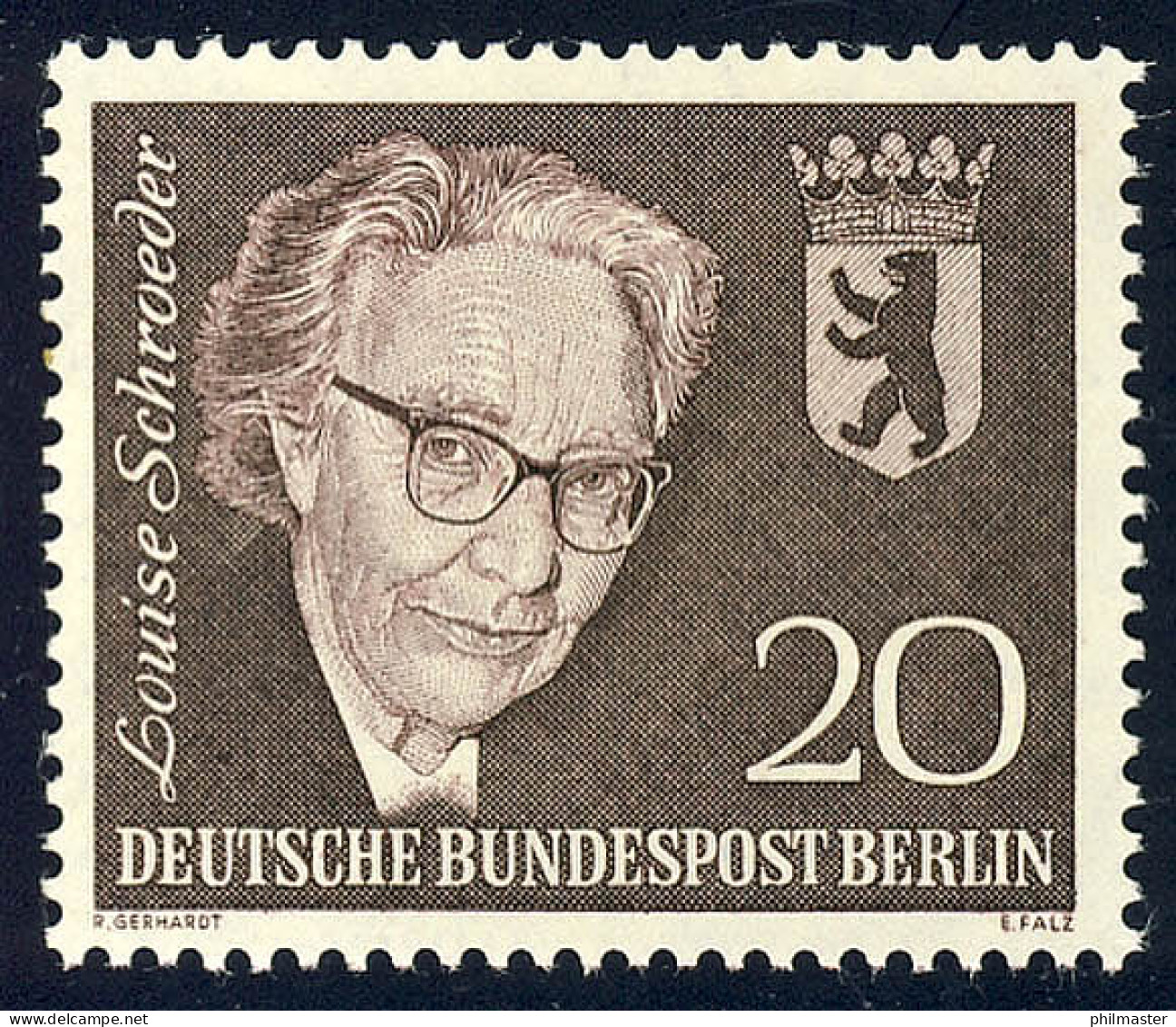 198 Louise Schroeder ** - Unused Stamps