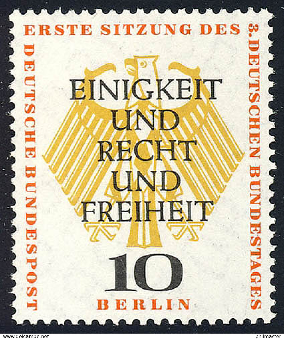 174 Sitzung Des Bundestages 10 Pf ** - Unused Stamps