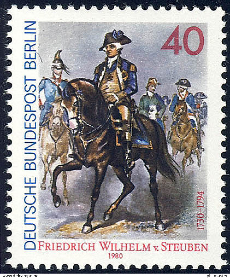 628 Friedrich Wilhelm Von Steuben ** - Nuovi
