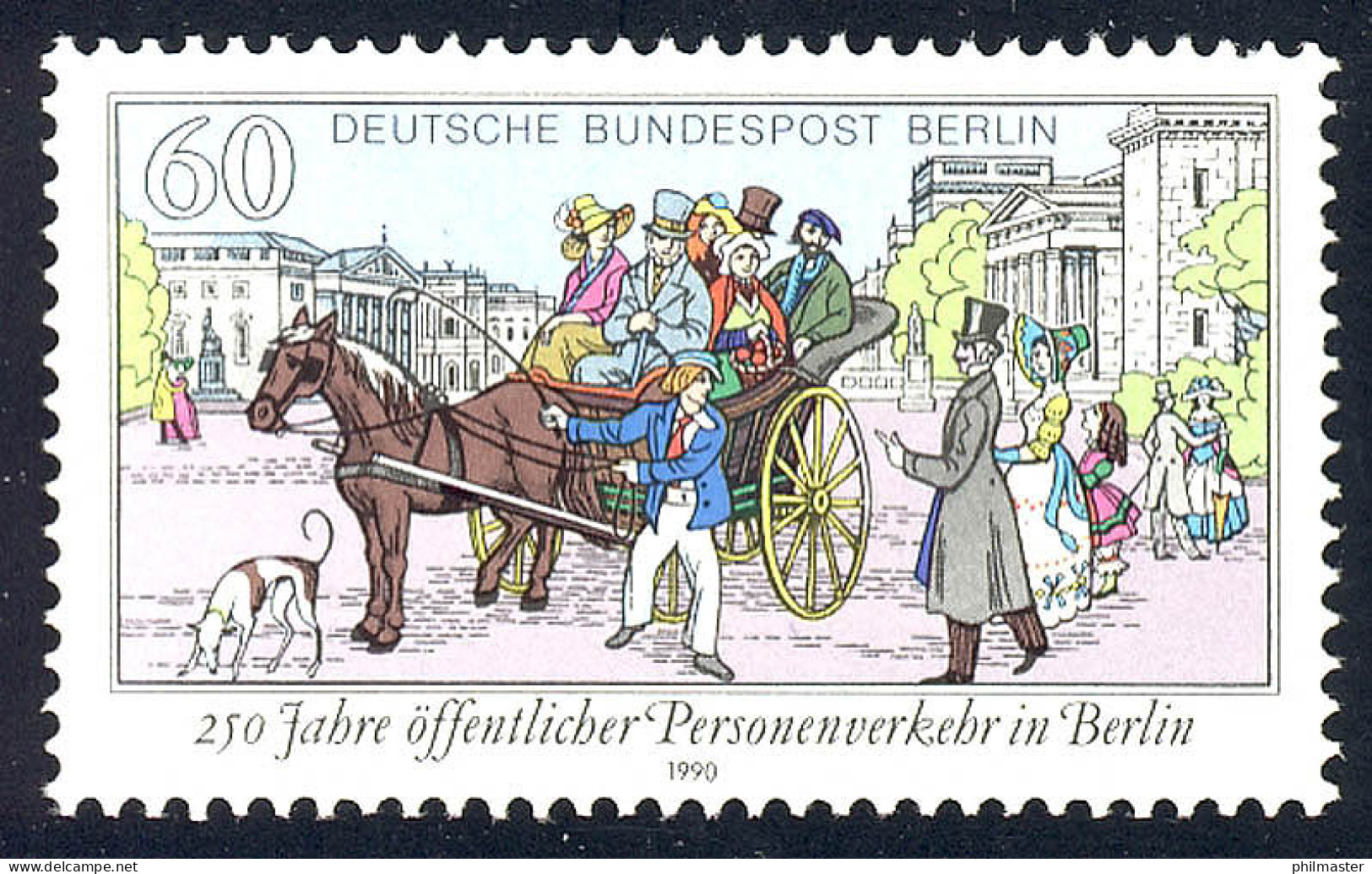 861 öffentlicher Personenverkehr ** - Unused Stamps