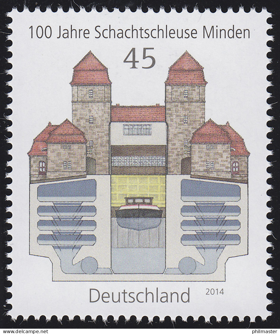 3107 Schachtschleuse Minden ** - Unused Stamps