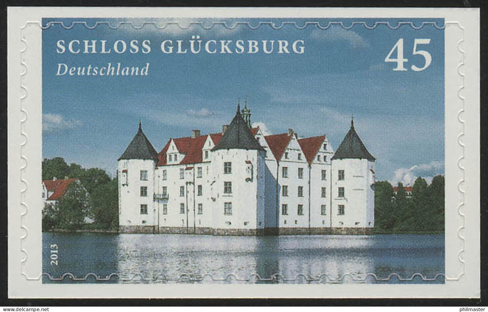 3016 Schloss Glücksburg, SELBSTKLEBEND, Auf Neutraler Folie, ** - Unused Stamps