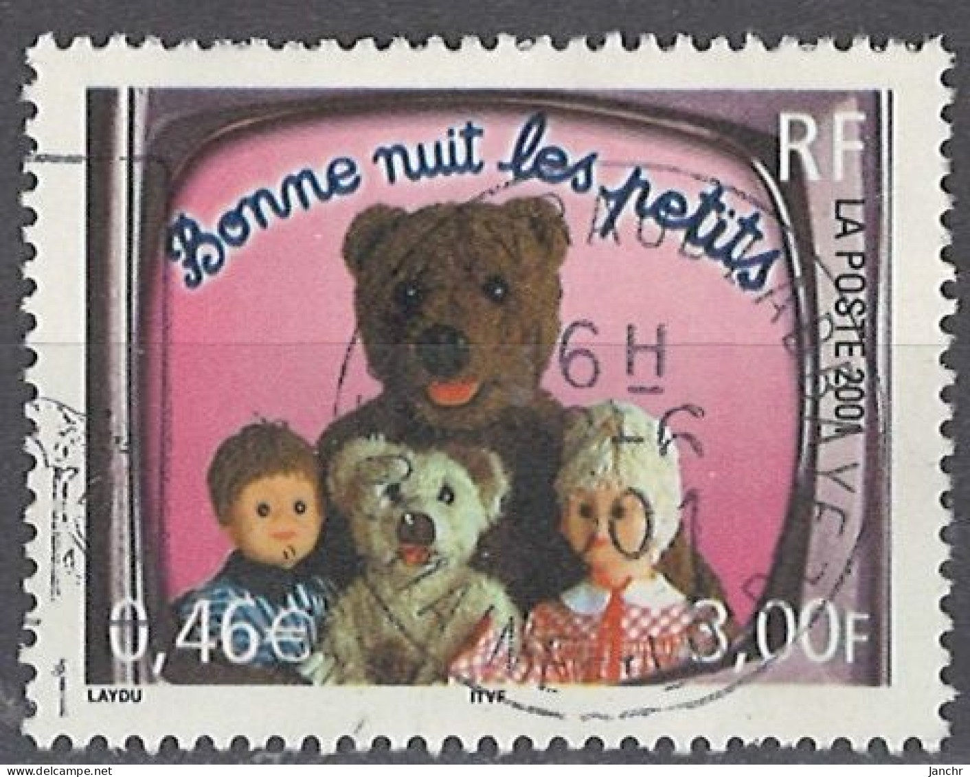 France Frankreich 2001. Mi.Nr. 3512, Used O - Oblitérés