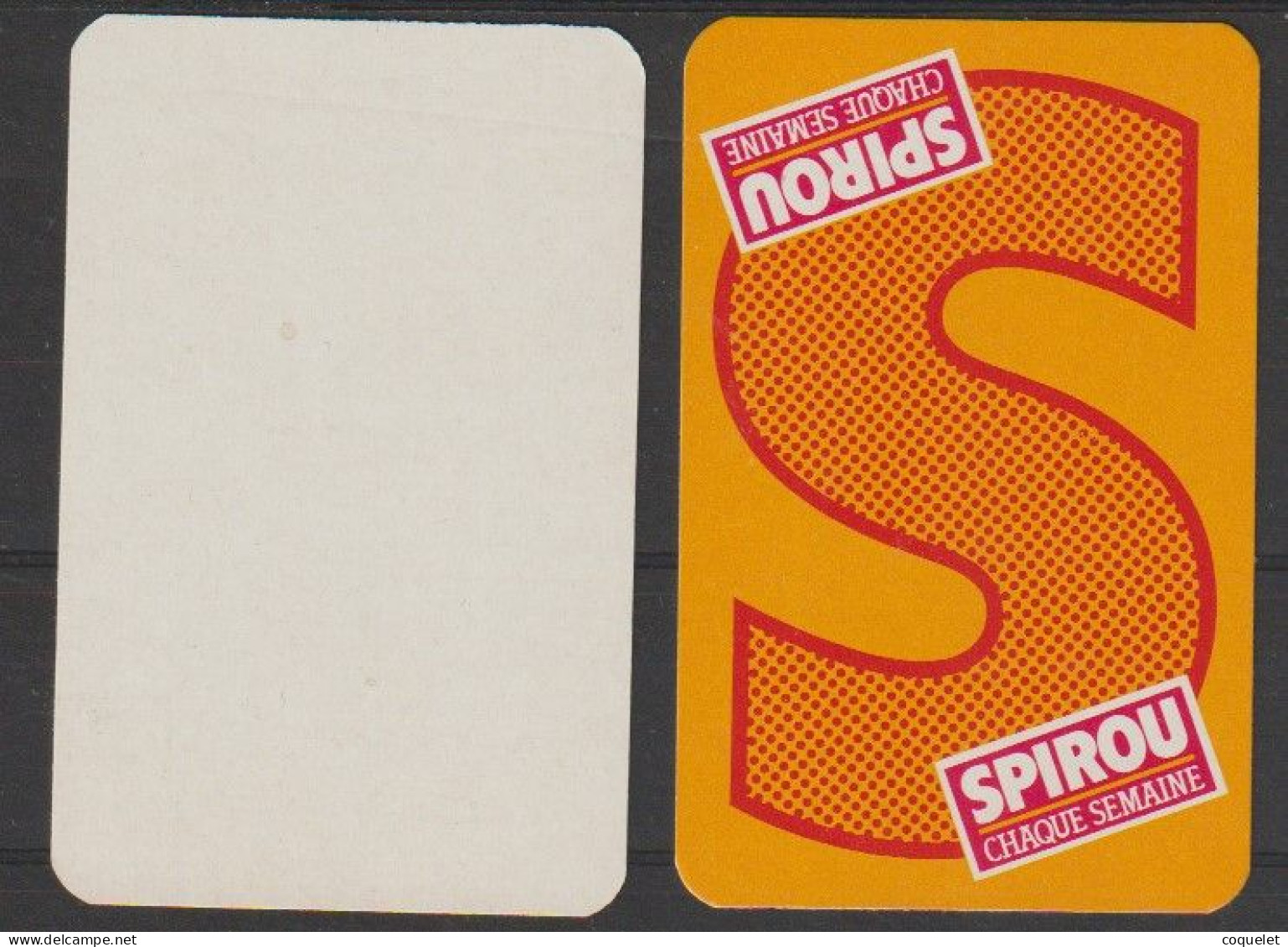 SPIROU -  Jeu Complet De 56 Cartes Toutes Avec Personnages Du Journal SPIROU  +  3 Jokers Différents + 1 Carte Blanche - Barajas De Naipe