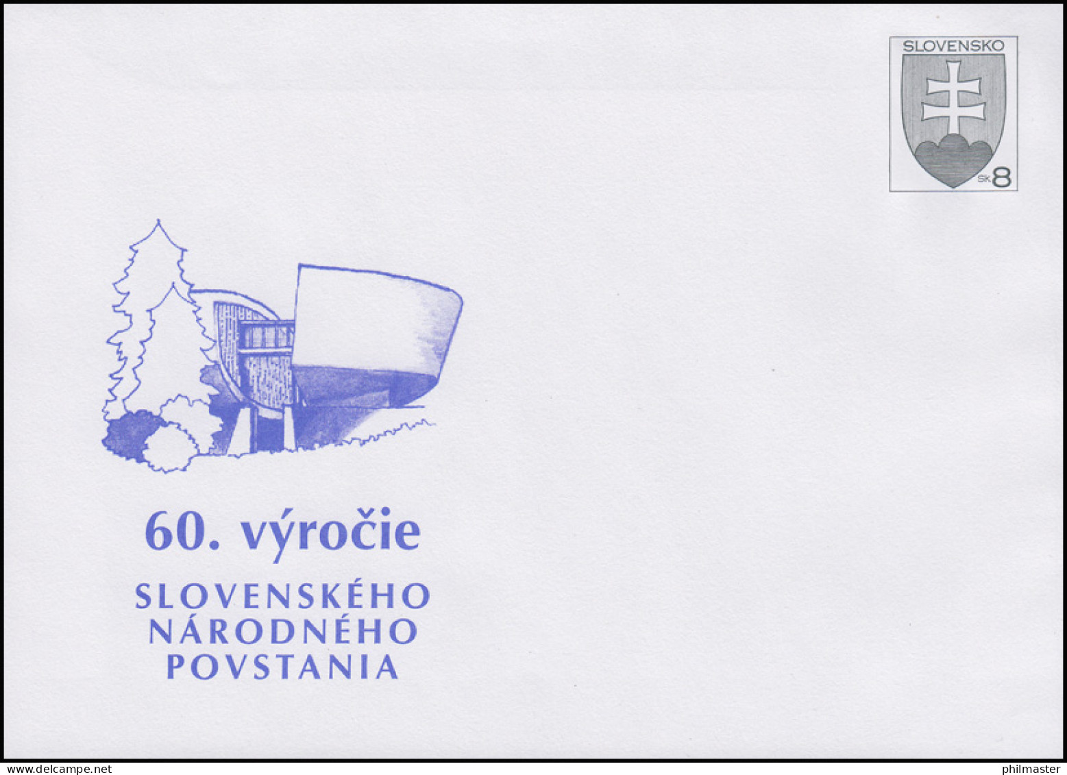 Slowakei: Plusbrief 60. Jahrestag Des Slowakischen Nationalaufstandes 2004, **  - Unclassified