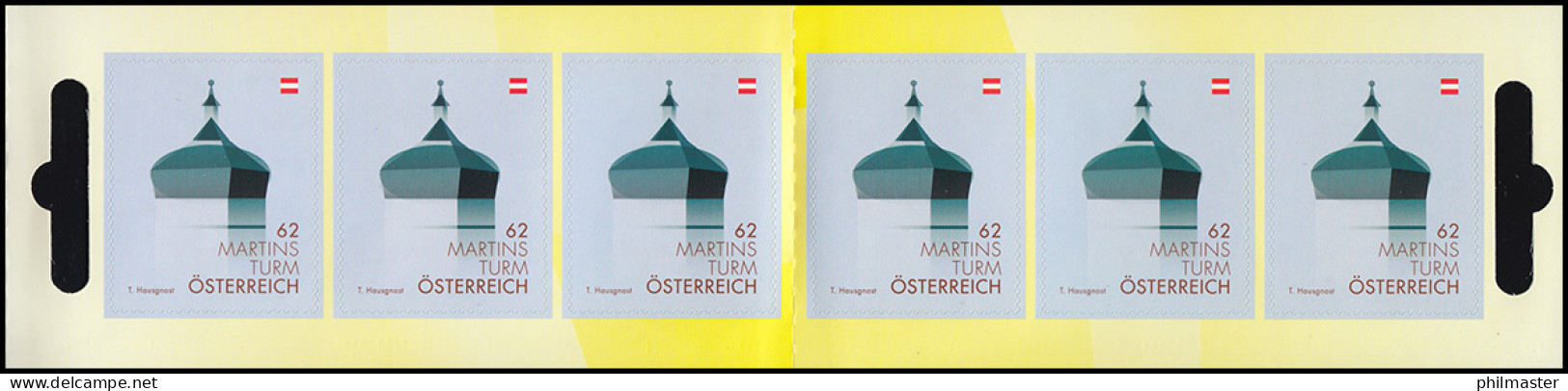 Österreich MH 0-22y Wahrzeichen Martinstum Bregenz, Postfrisch ** - Folletos/Cuadernillos