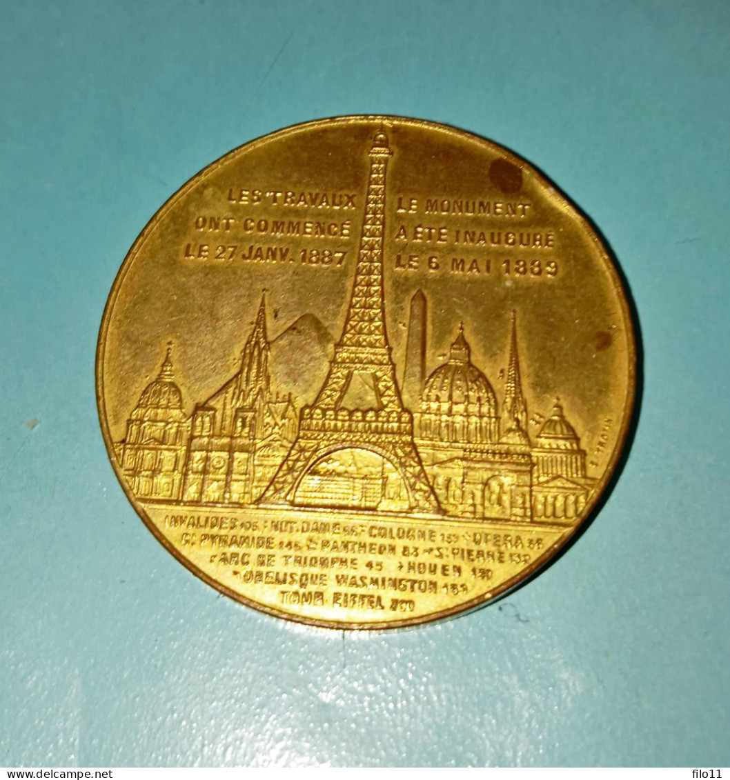 France (Souvenir De Mon Ascension Au Sommet De La Tour Eiffel 1889. - Altri & Non Classificati