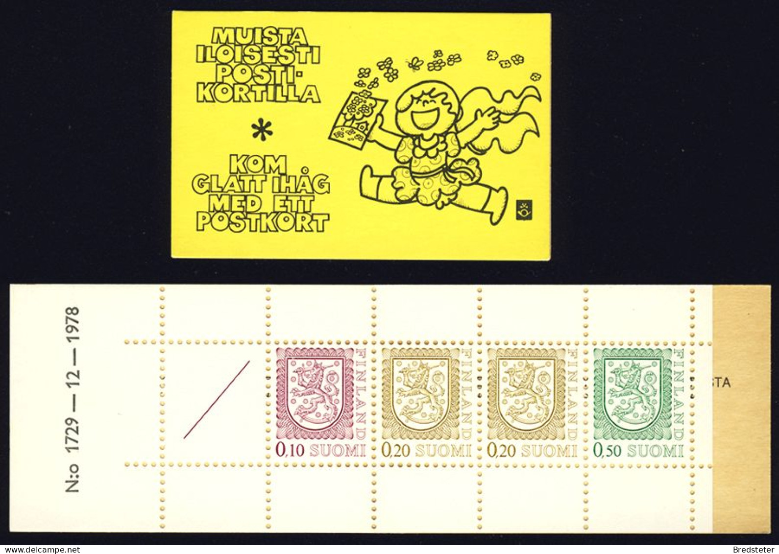 FINNLAND - Markenheftchen , Booklet , Michel:  10 I  -  RG 1729 - Booklets
