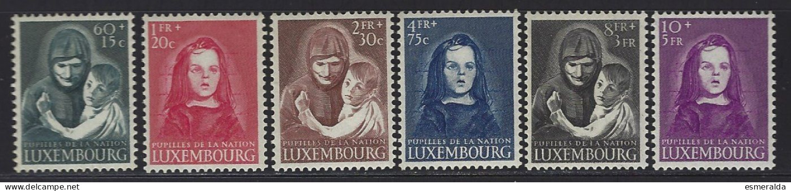 Luxembourg Yv 433/38, Pupilles De La Nation. Avec Charnière */mh - Nuevos