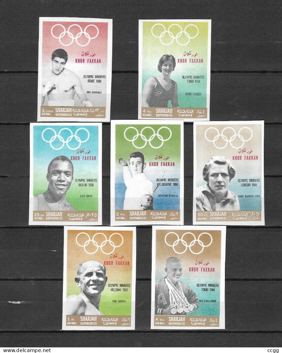 Olympische Spelen 1968 , Knor Fakkan  - Zegels Postfris - Verano 1968: México