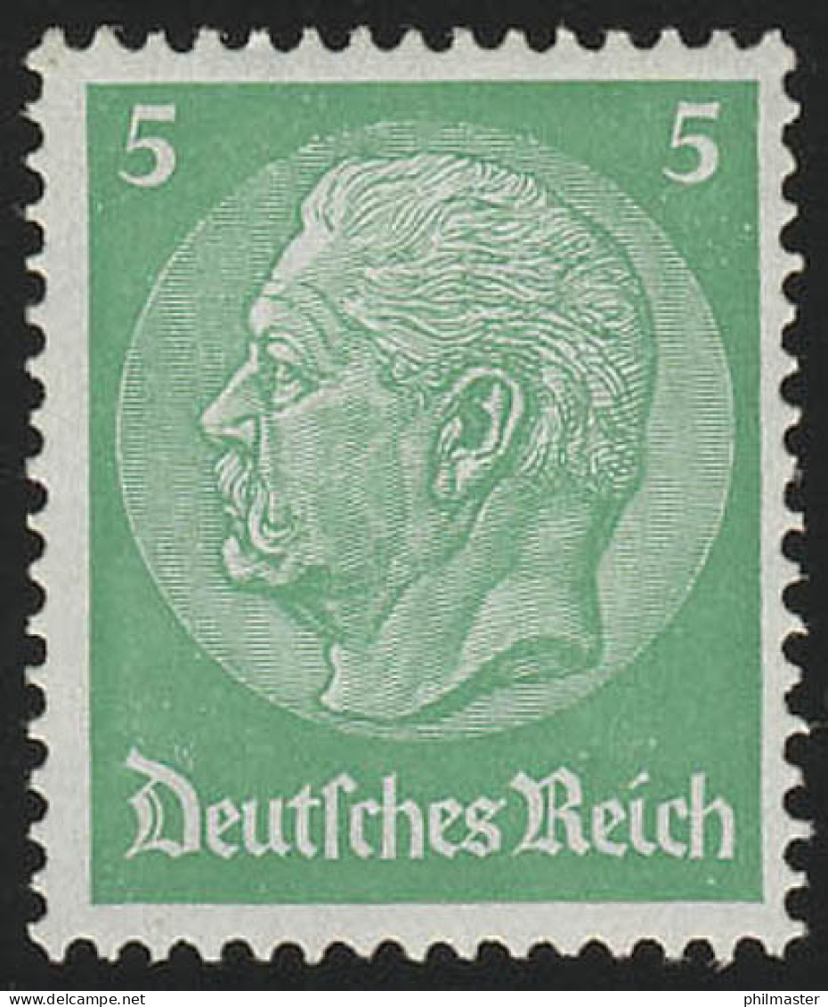 515X Hindenburg-Medaillon 5 Pf ** - Unused Stamps