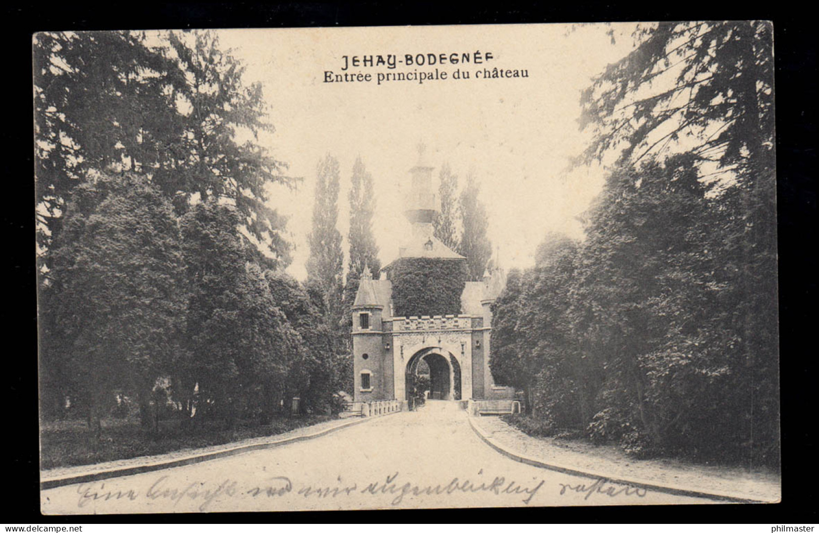 AK Belgien: Jehay Schloss / Jehay-Bodegnée Schloss, Feldpost AACHEN 20.8.1914 - Other & Unclassified