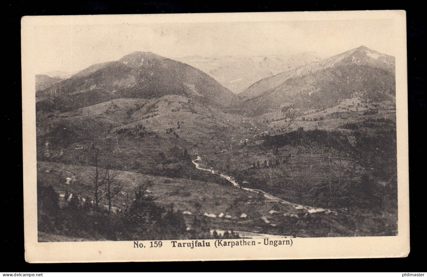 AK Ungarn: Tarujfalu Karpaten, Feldpost 18.1.1917, BS Fuss-Artillerie-Batallion - Autres & Non Classés