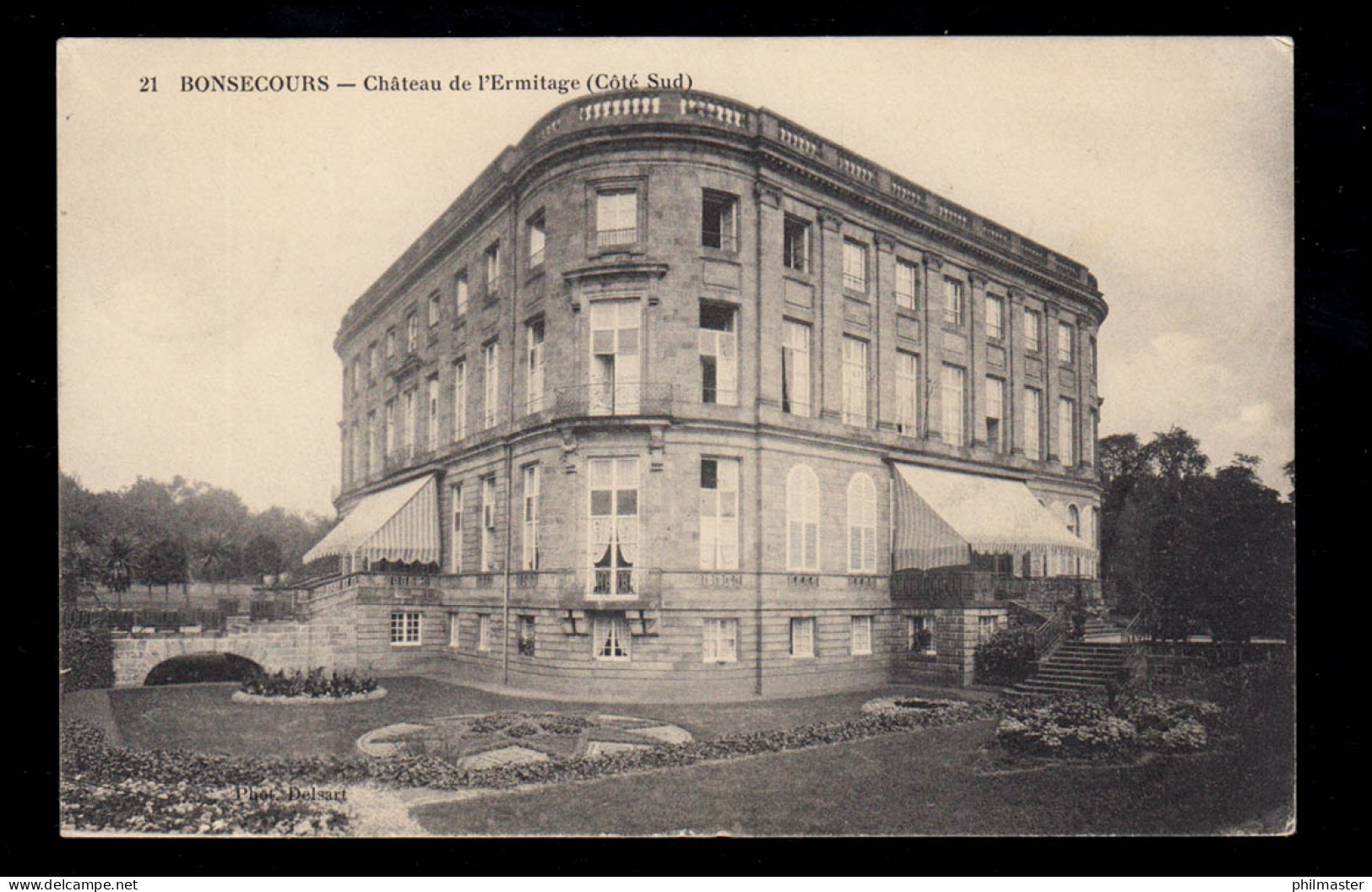AK Bonsecours (Seine-Maritime) Schloss Ermitage, Feldpost 6. Armee 3.1.1915 - Autres & Non Classés