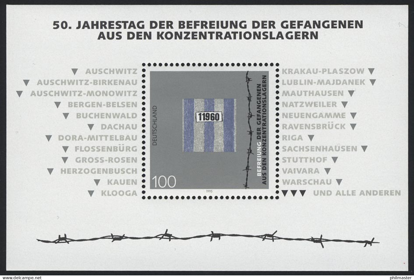 Block 32 Jubiläum 50 Jahre Gefangenenbefreiung, Postfrisch - Neufs