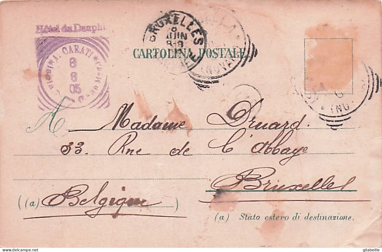 PALLANZA - Imbarcadero E Hotel St Gothard - 1905 - Verbania