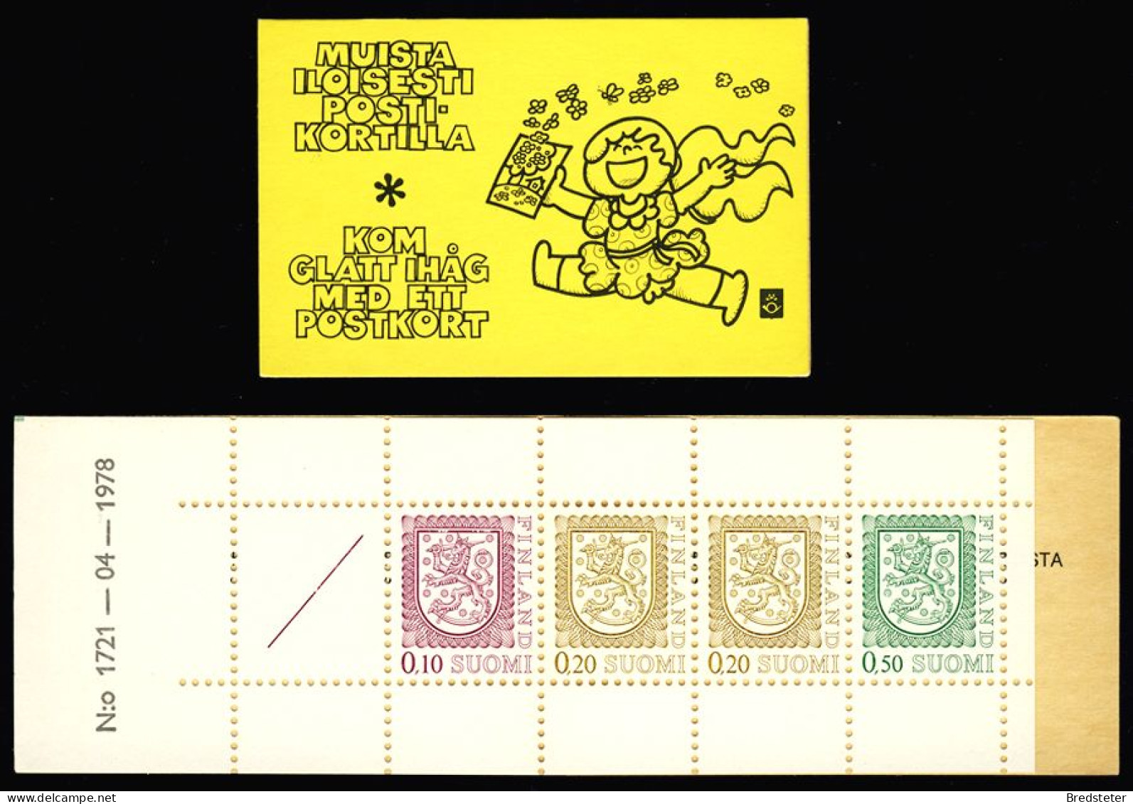 FINNLAND - Markenheftchen , Booklet , Michel:  10 I  -  RG 1721 - Postzegelboekjes