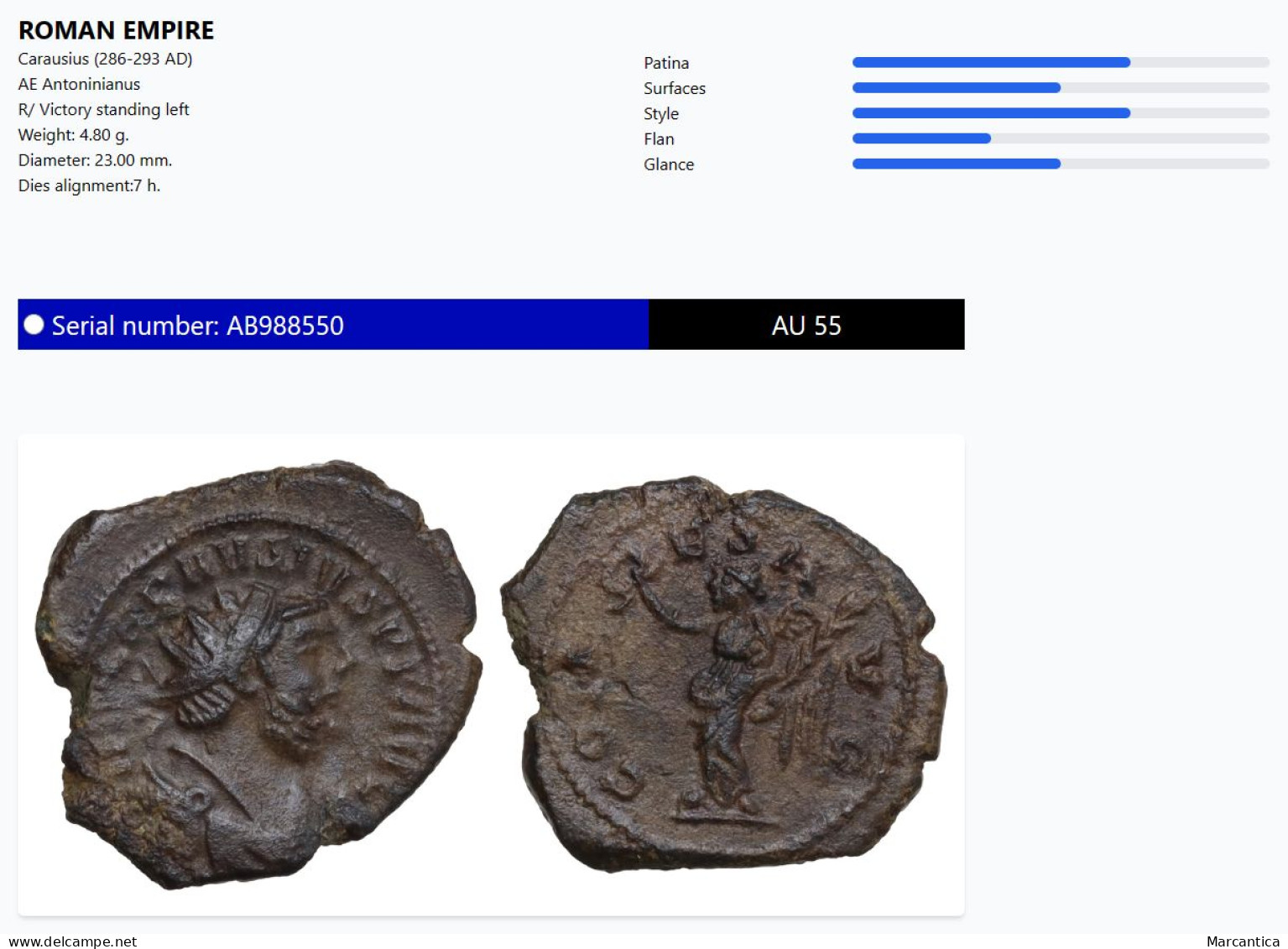 CCG Certified! Carausius. Romano-British Emperor, AD 286-293. Antoninianus . Uncertain Mint: COMES AVG - The Tetrarchy (284 AD To 307 AD)