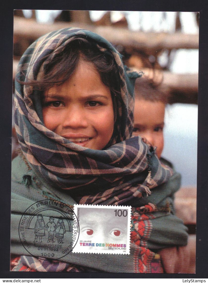 BRD / Deutschland / Duitsland / Germany Maximumcard 1585 Terre Des Hommes (1992) - 1981-2000